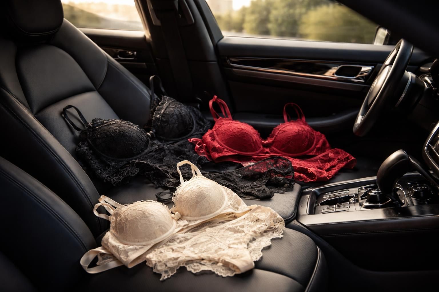 découvrez notre lingerie haut de gamme livrée directement à votre porte, que vous soyez au volant de votre porsche panamera ou audi a7, pour une expérience alliant luxe et confort.